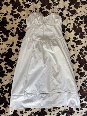 White Spaghetti-Strap Dress